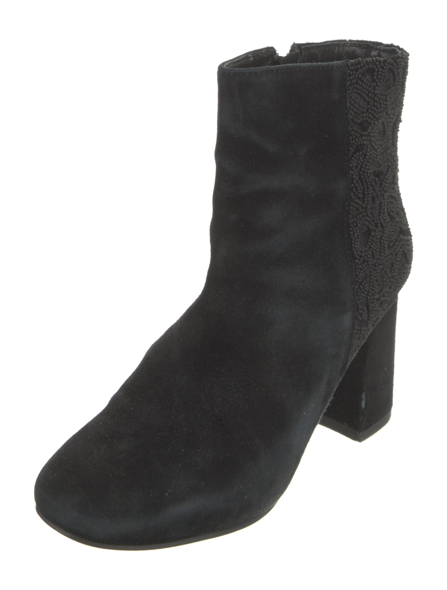 Barney's New York Suede Beaded Accents Boots