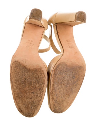 Barney's New York Leather D'Orsay Pumps