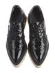 Barney's New York Patent Leather Lasercut Accents Oxfords