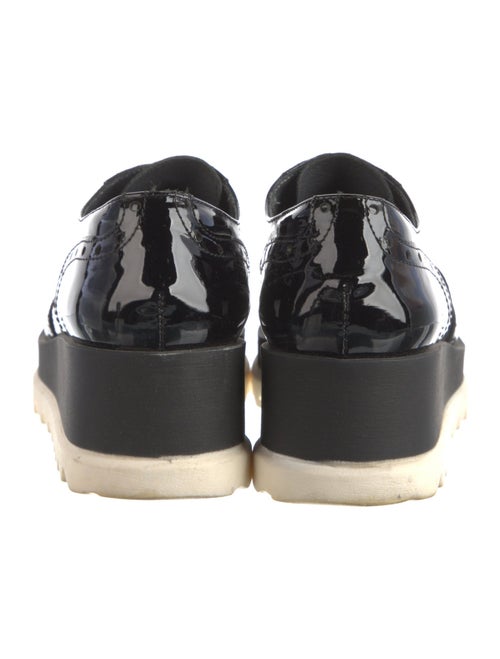 Barney's New York Patent Leather Lasercut Accents Oxfords
