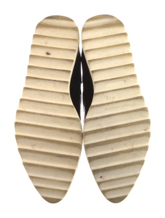 Barney's New York Patent Leather Lasercut Accents Oxfords