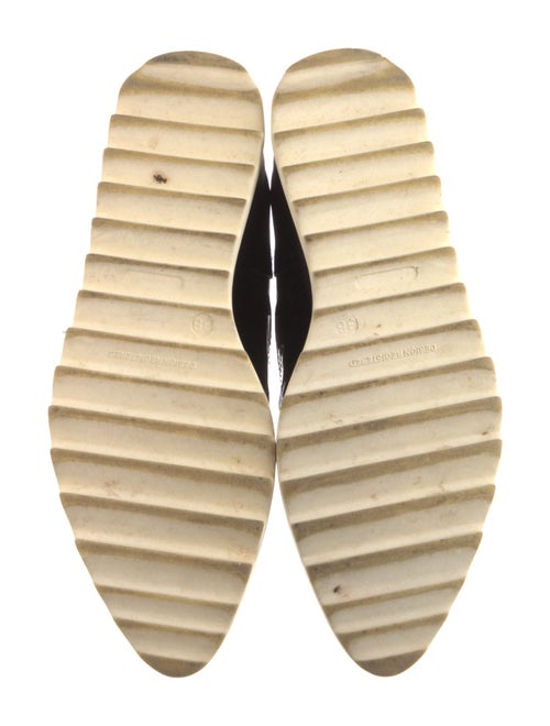 Barney's New York Patent Leather Lasercut Accents Oxfords