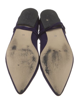 Barney's New York Suede Lasercut Accents Ballet Flats