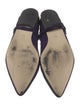 Barney's New York Suede Lasercut Accents Ballet Flats