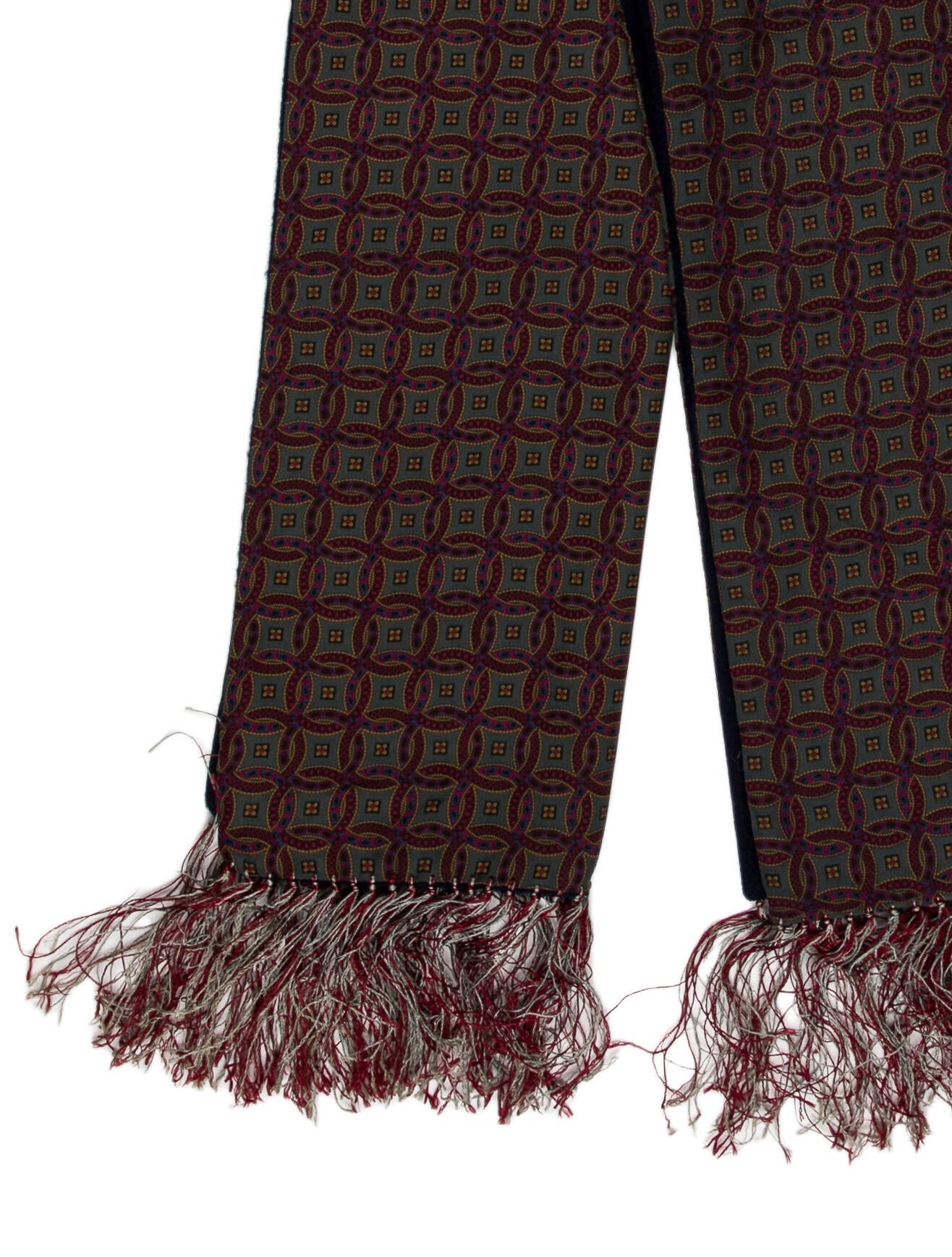 Barney's New York Wool Printed Scarf