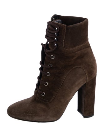 Barney's New York Suede Lace-Up Boots