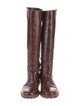 Barney's New York Patent Leather Riding Boots