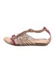 Barney's New York Leather Gladiator Sandals