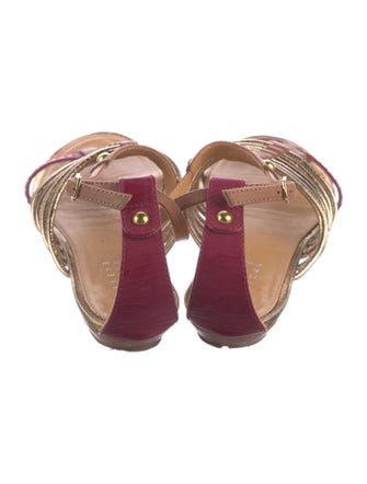 Barney's New York Leather Gladiator Sandals