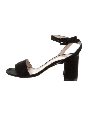 Barney's New York Suede T-Strap Sandals