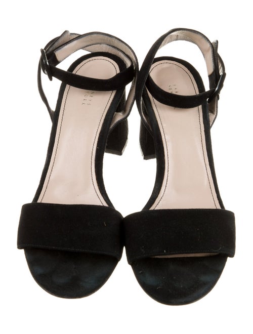 Barney's New York Suede T-Strap Sandals