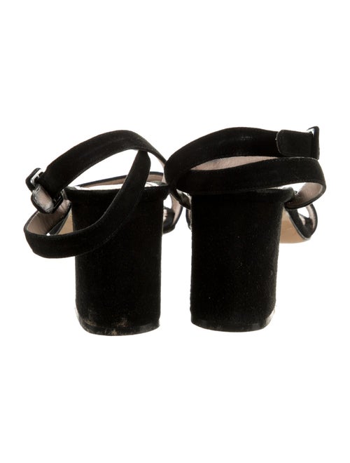 Barney's New York Suede T-Strap Sandals