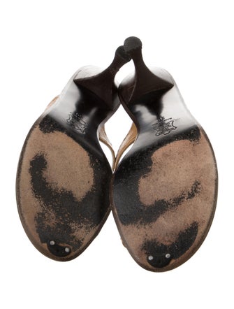 Barney's New York Leather Slides