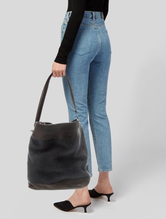 Barney's New York Leather Shoulder Bag