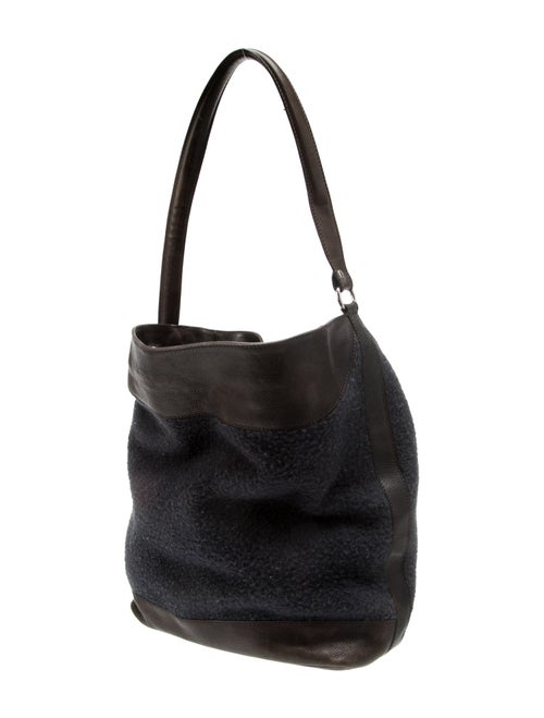 Barney's New York Leather Shoulder Bag