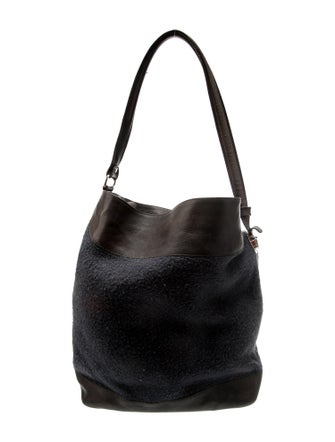 Barney's New York Leather Shoulder Bag