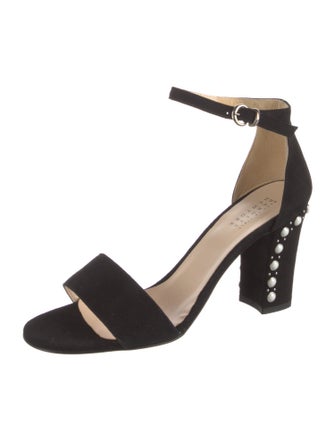 Barney's New York Suede Studded Accents Sandals