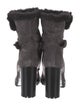 Barney's New York Suede Fur Trim Boots