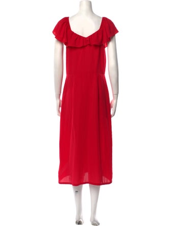 Barney's New York V-Neck Long Dress