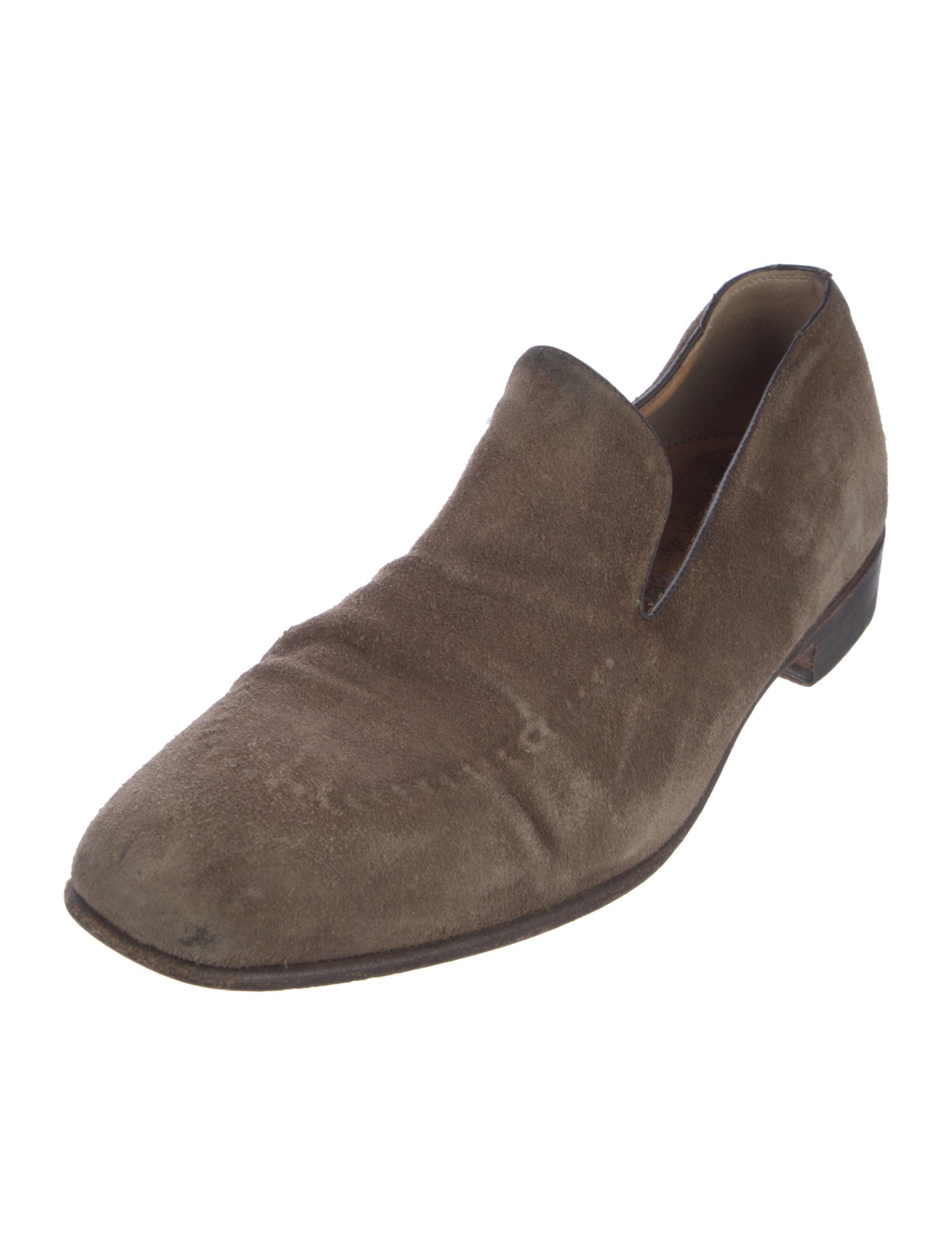 Barney's New York Suede Dress Loafers