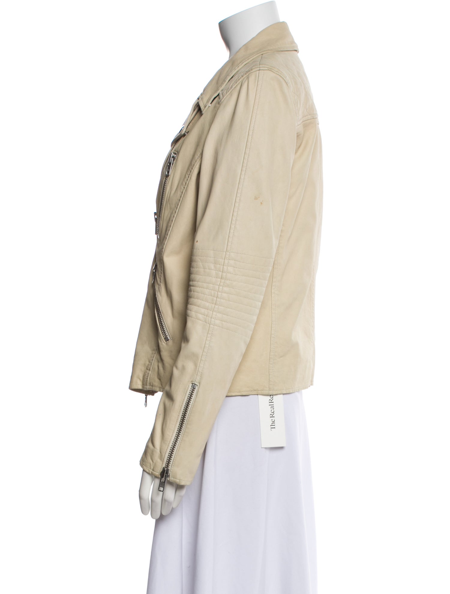 Barney's New York Leather Biker Jacket