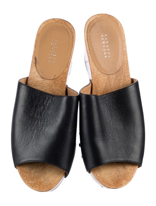 Barney's New York Leather Slides