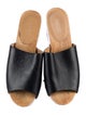Barney's New York Leather Slides