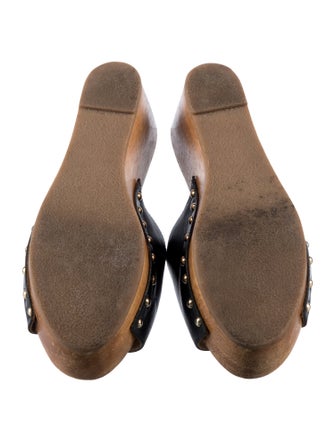 Barney's New York Leather Slides