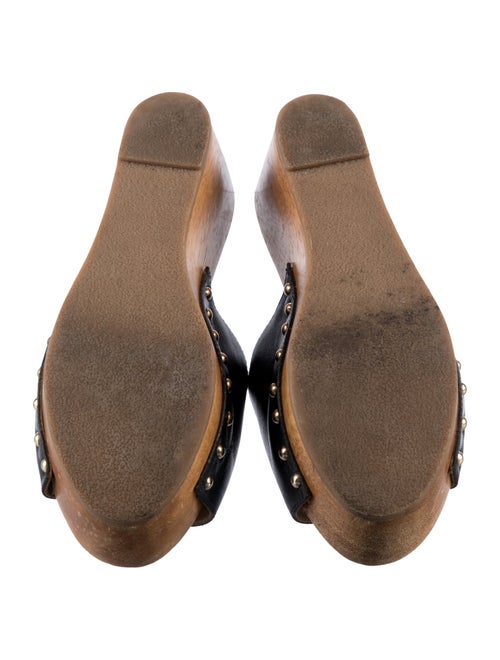 Barney's New York Leather Slides