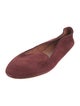 Barney's New York Suede Grosgrain Trim Flats