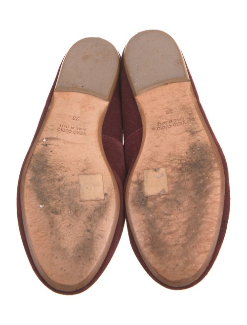 Barney's New York Suede Grosgrain Trim Flats