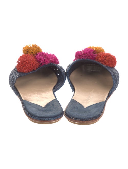 Barney's New York Raffia Slides