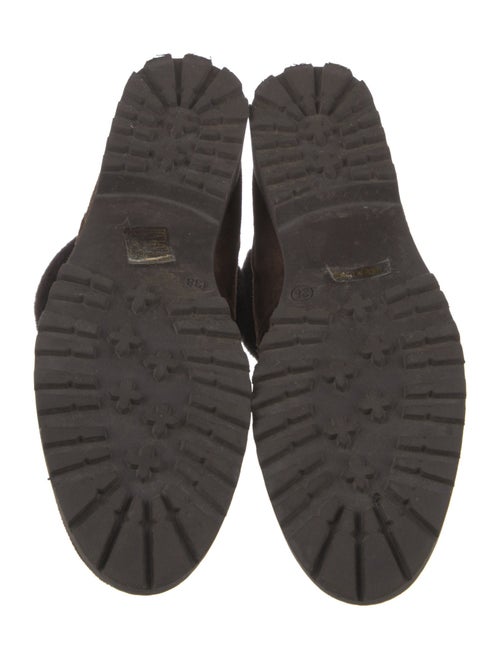 Barney's New York Suede Combat Boots