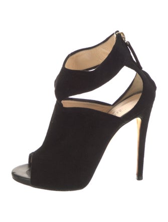 Barney's New York Suede T-Strap Pumps