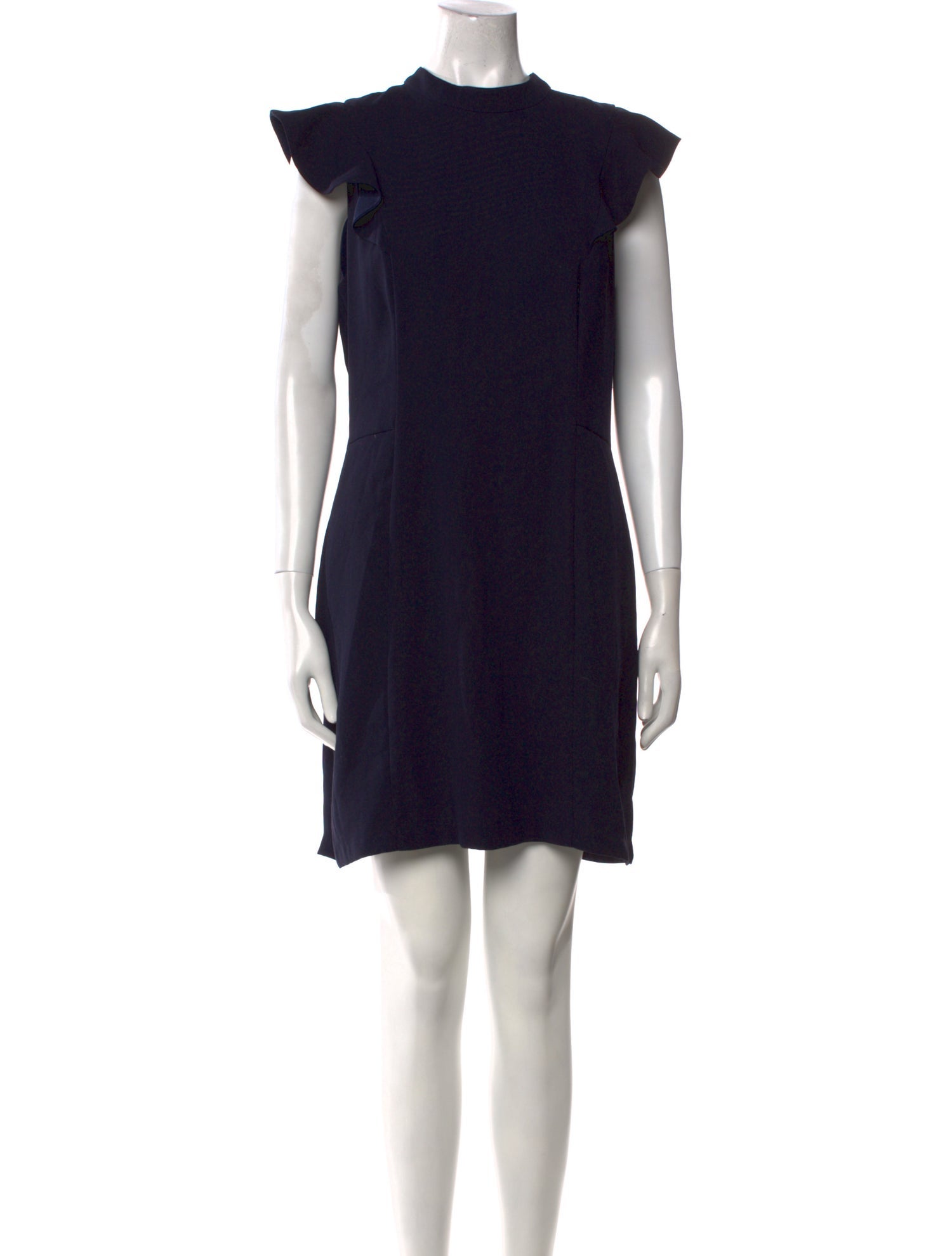 Barney's New York Mock Neck Mini Dress