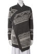 Barney's New York Wool Printed Sweater