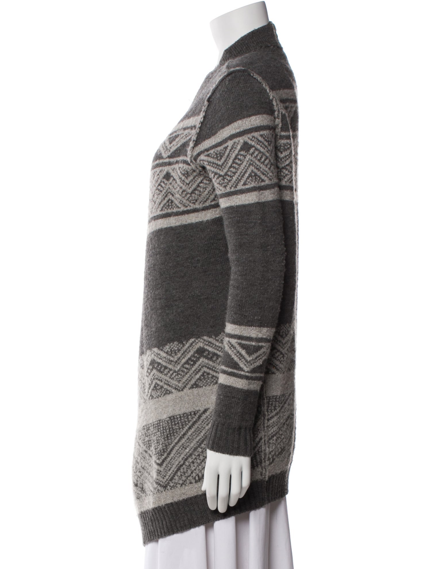 Barney's New York Wool Printed Sweater