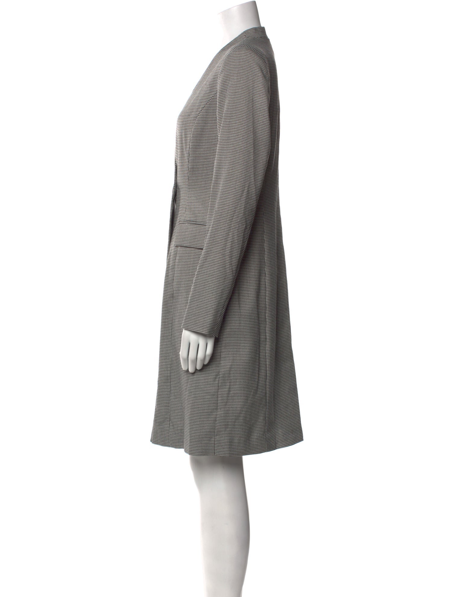 Barney's New York Plaid Print Knee-Length Dress