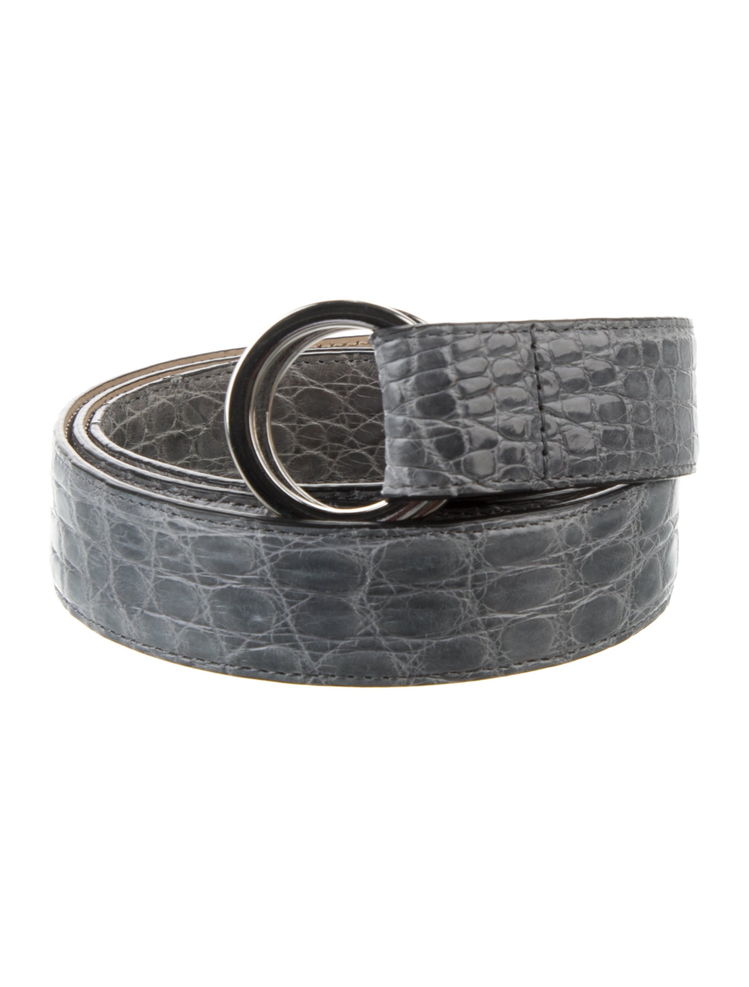Barney's New York Crocodile Belt