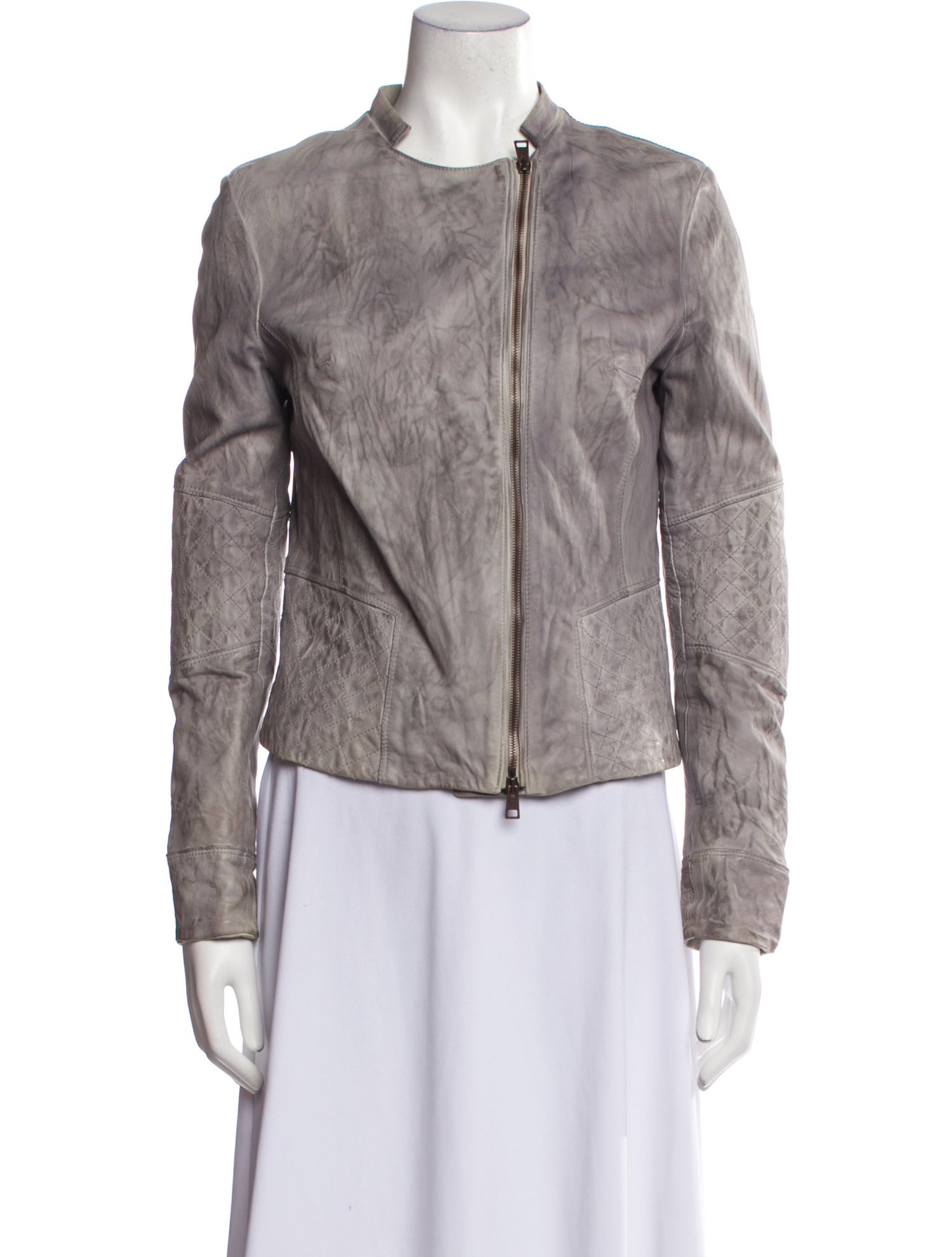 Barney's New York Leather Biker Jacket