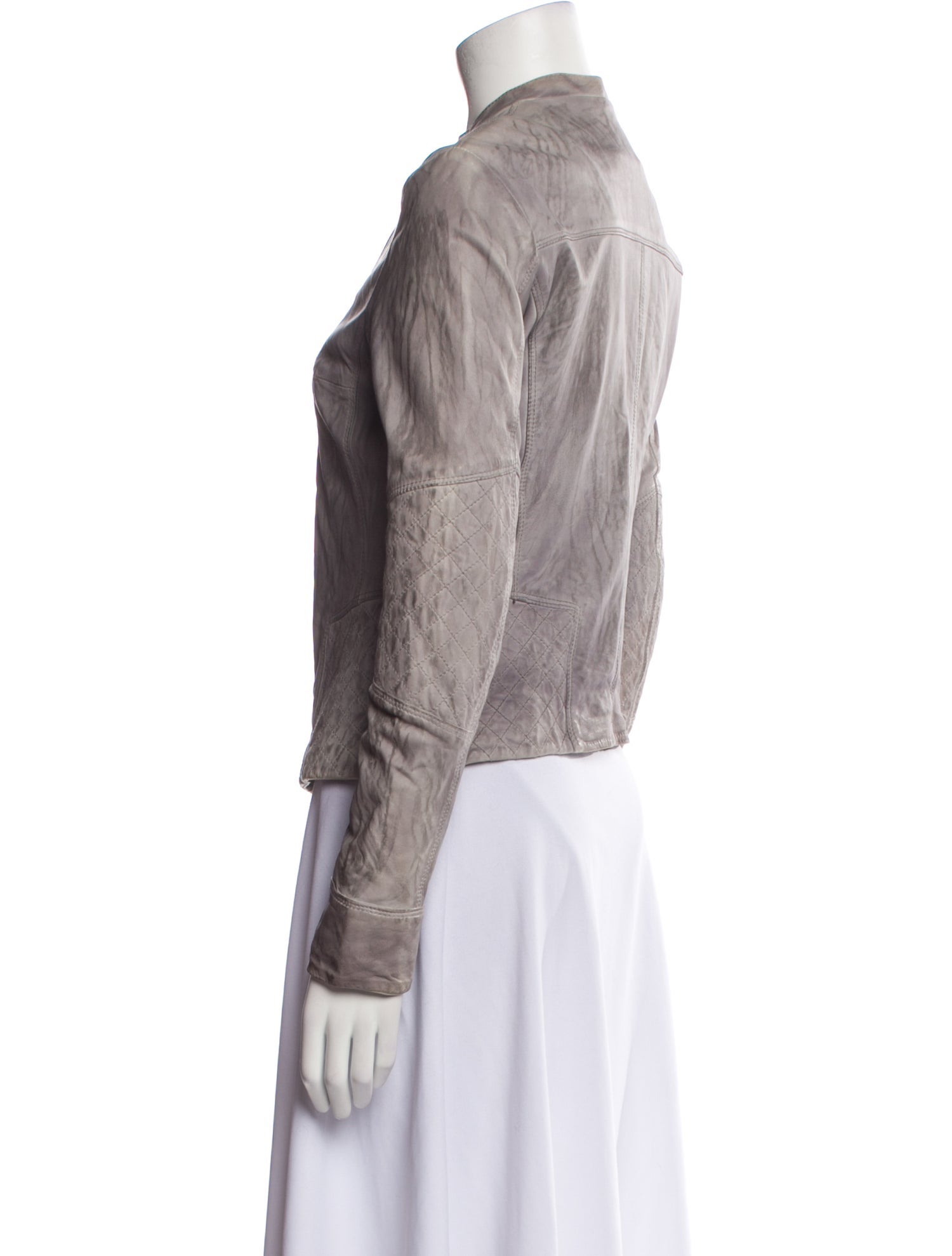 Barney's New York Leather Biker Jacket