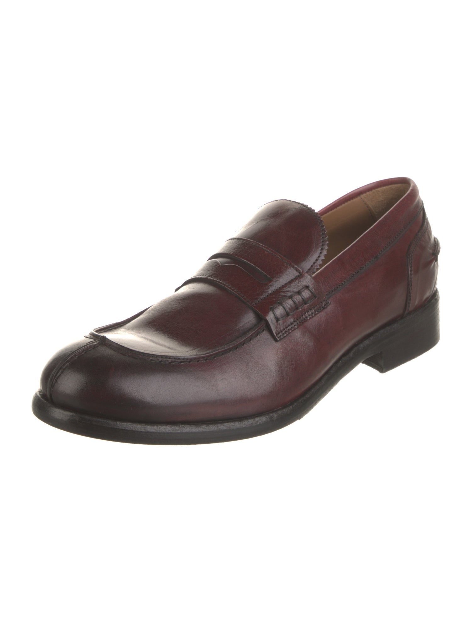 Barney's New York Leather Loafers