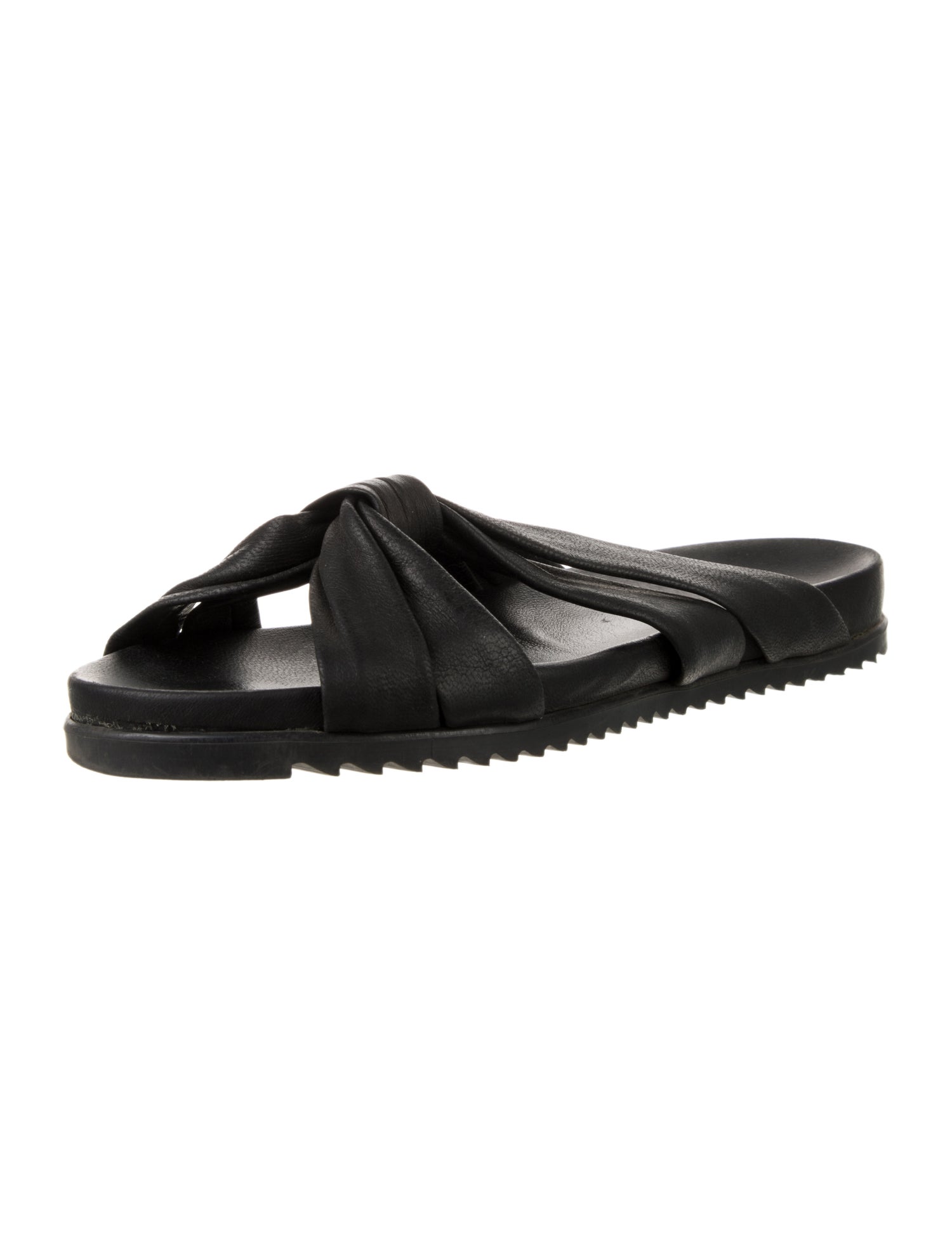 Barney's New York Leather Slides