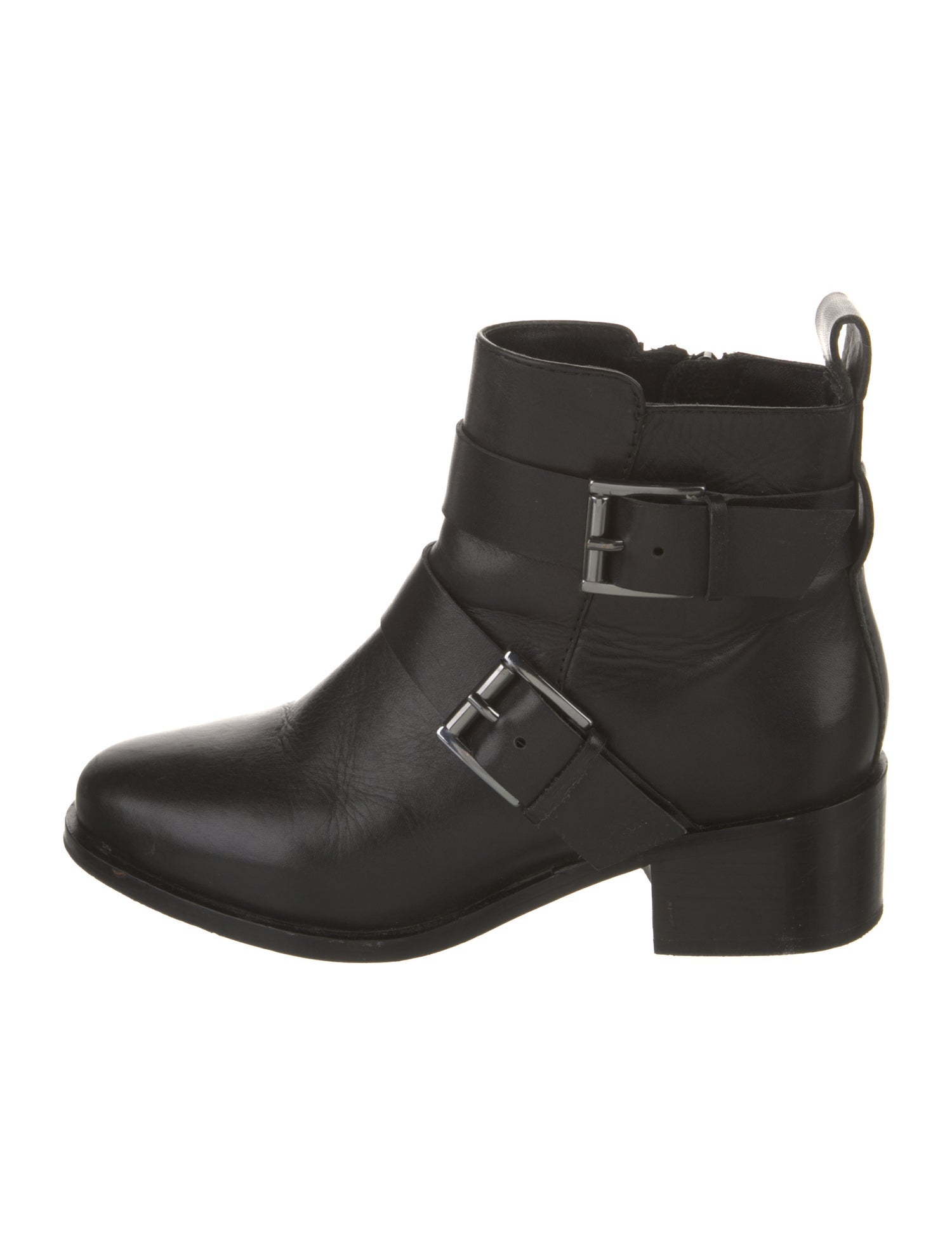 Barney's New York Leather Moto Boots