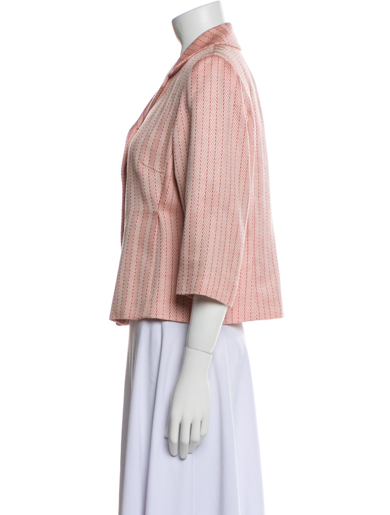 Barney's New York Silk Striped Blazer