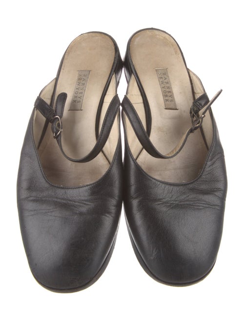 Barney's New York Leather Mules