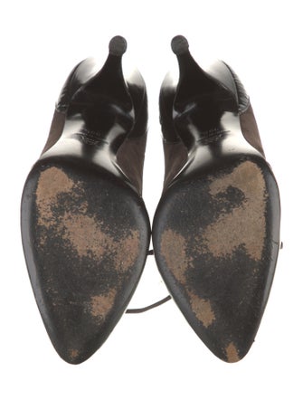 Barney's New York Suede Printed Pumps