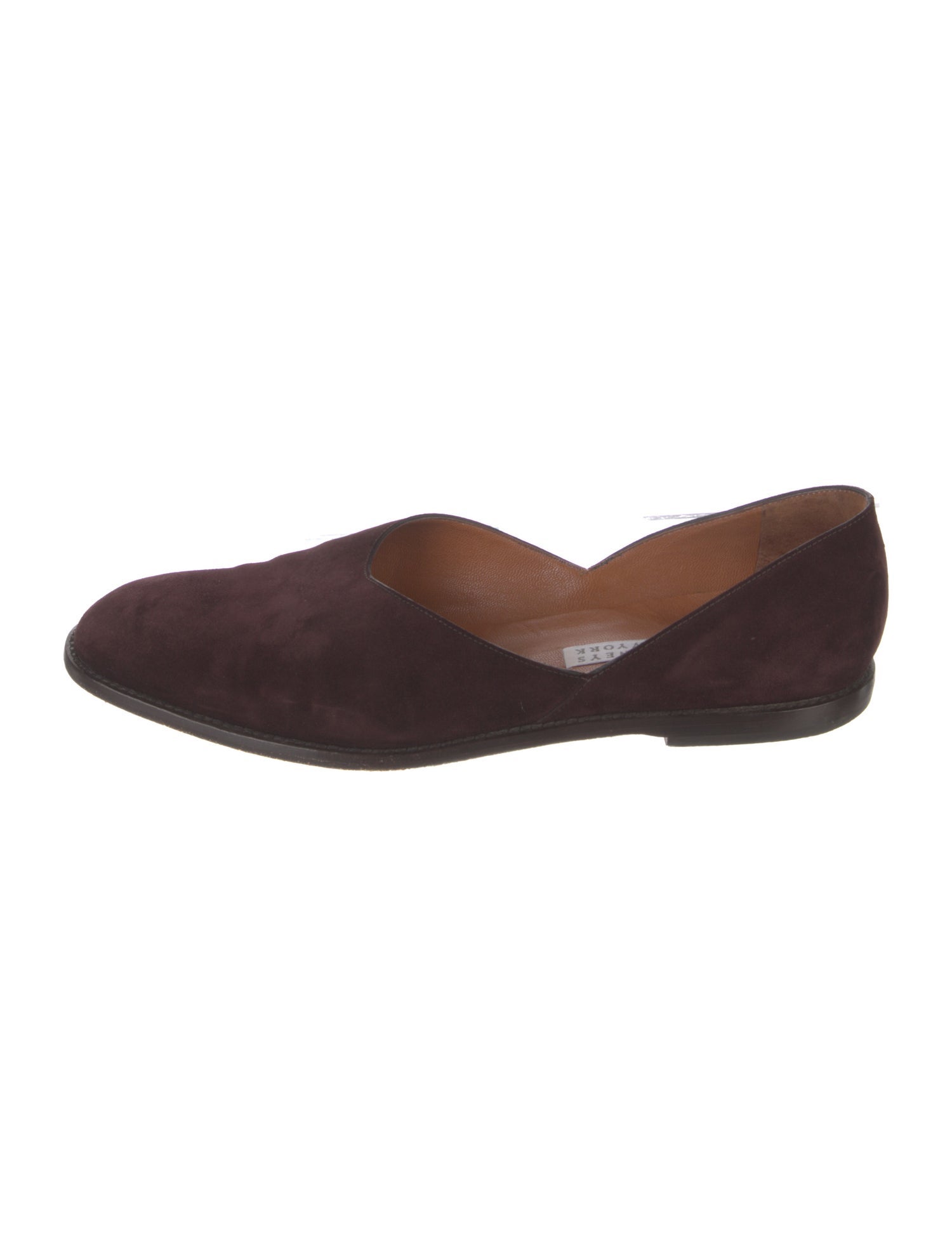 Barney's New York Suede D'Orsay Flats