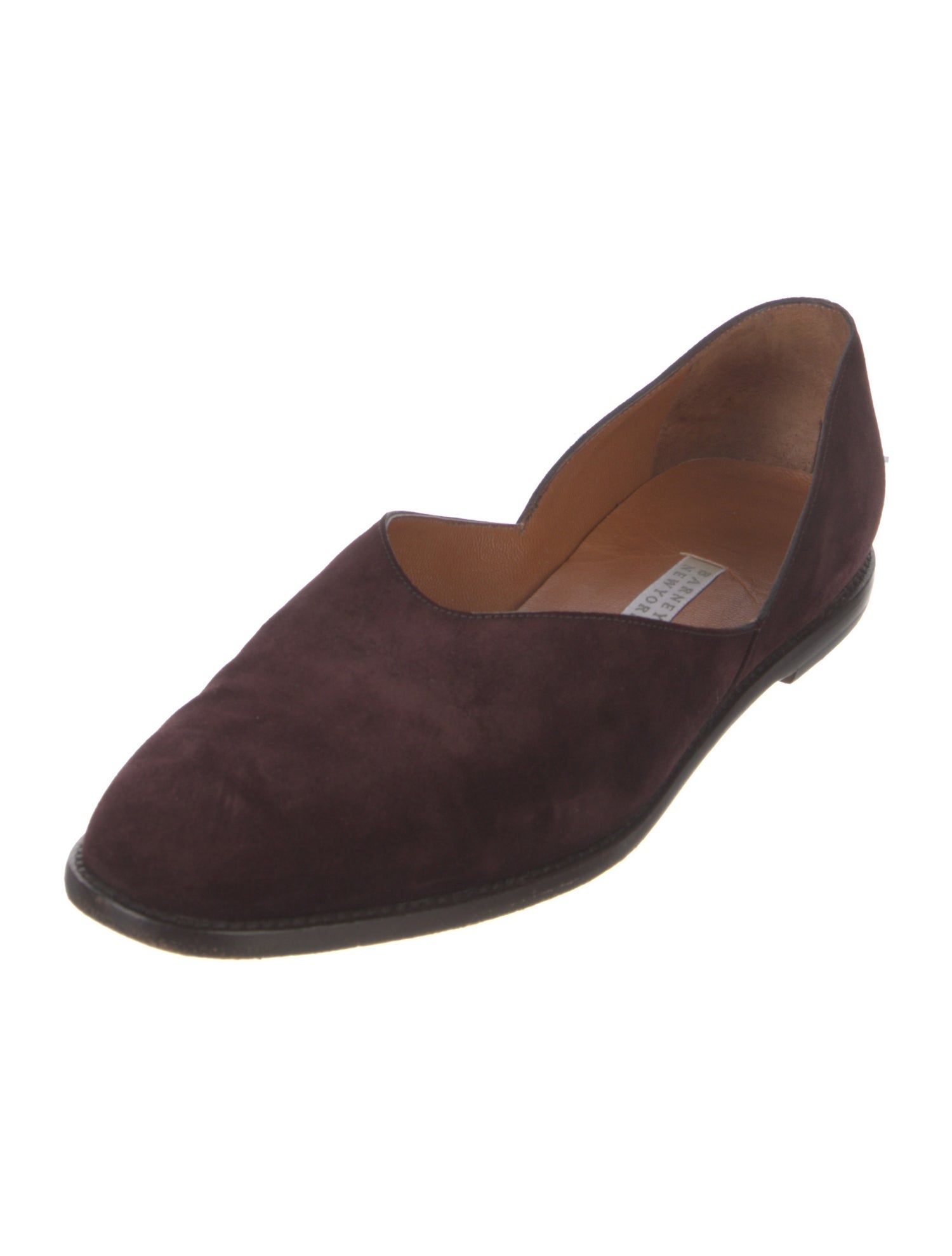 Barney's New York Suede D'Orsay Flats