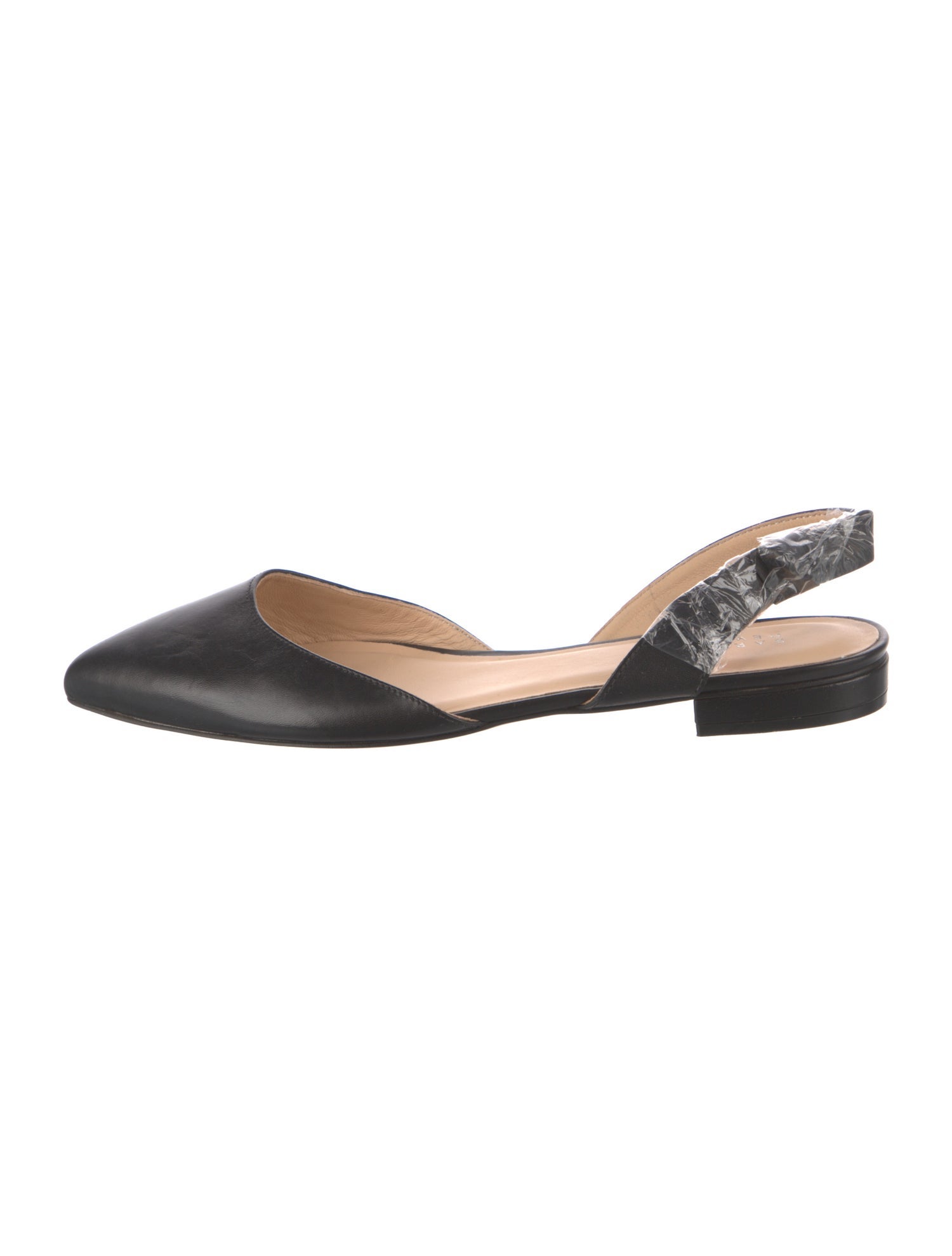 Barney's New York Leather Slingback Flats